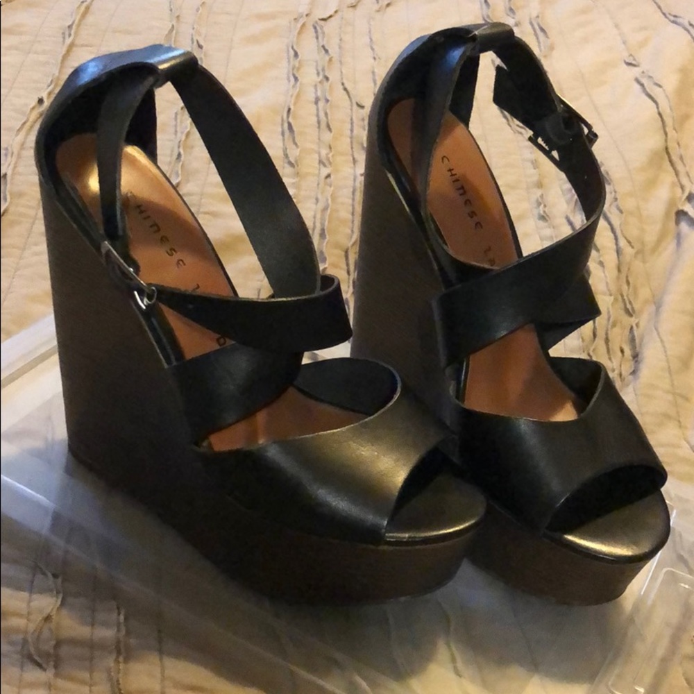 Cute wedged shoes